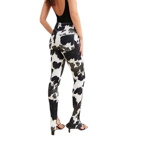 Who wore what NWT size 25 black and white stiletto slit. Retails for $168. - Picture 3 of 10